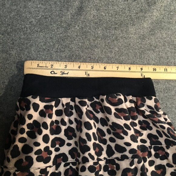 Skirt Flannel Girls 4 Maxi Leopard Print Ruffle Tiered Cotton Mom and Pop's Kids - Picture 7 of 9